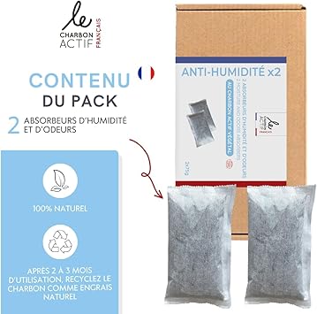 Sachets Purificateurs d’Air au Charbon Actif – Anti-Odeur Naturel