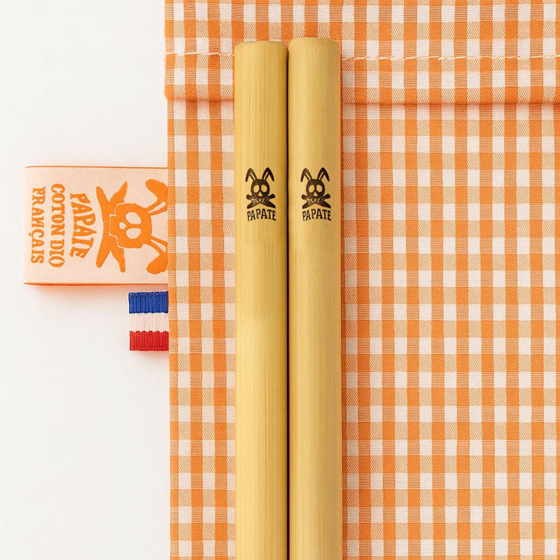 Pailles en bambou papate